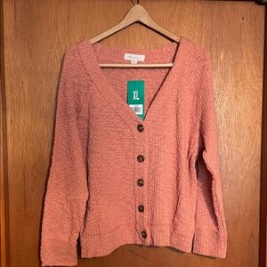 Vince Camuto Rose Button-Up Cardigan